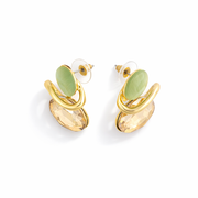 Leaf Drop Linear Earrings