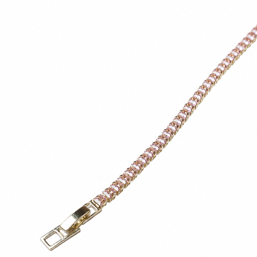 Pink Ice Tennis Bracelet