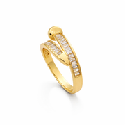 Curved Nail Adjustable Ring