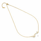 Minimal Wing Charm Chain with pendant