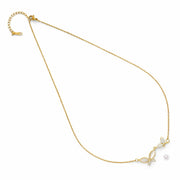 Minimal Wing Charm Chain with pendant