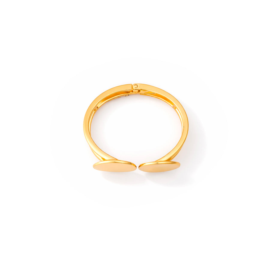 Nova Classic Gold Solid Bangle