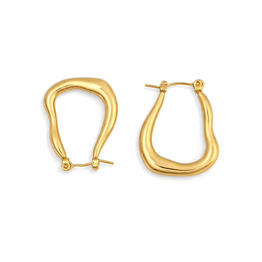 Fluid Hoop Earrings