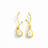 Celeste Wire Pearl Drops Earrings