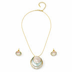 Opal Sheen Pendant Set