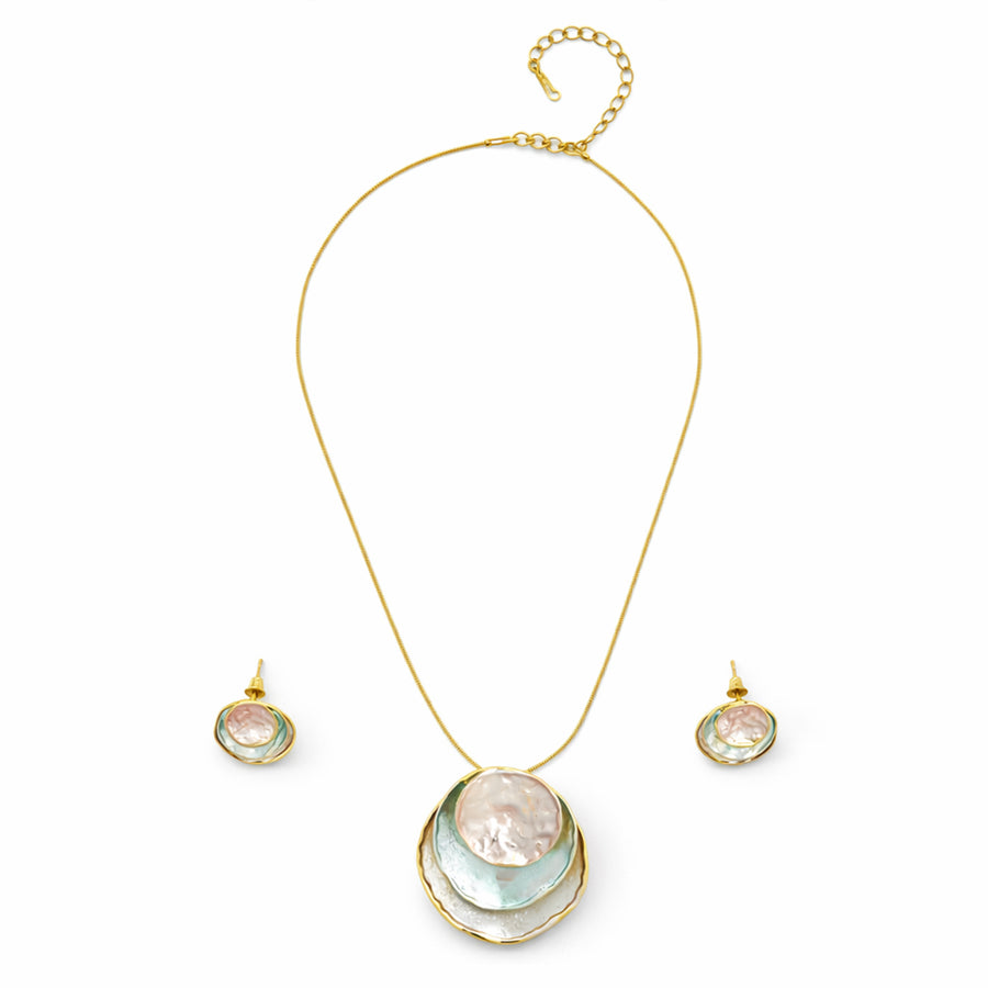 Opal Sheen Pendant Set