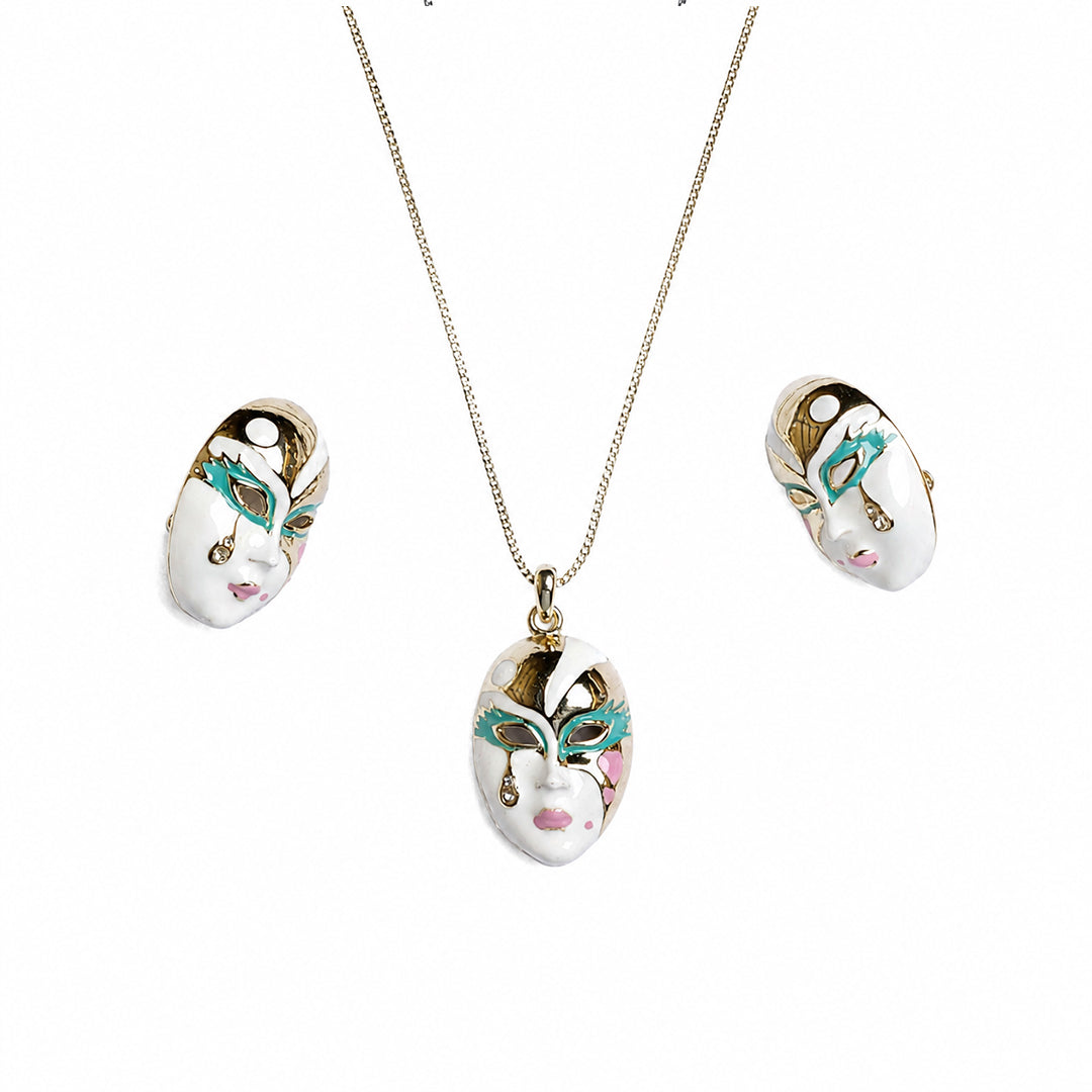 Masked Mira Pendant (Blue)