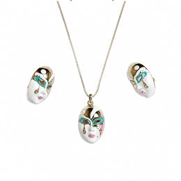 Masked Mira Pendant (Blue)