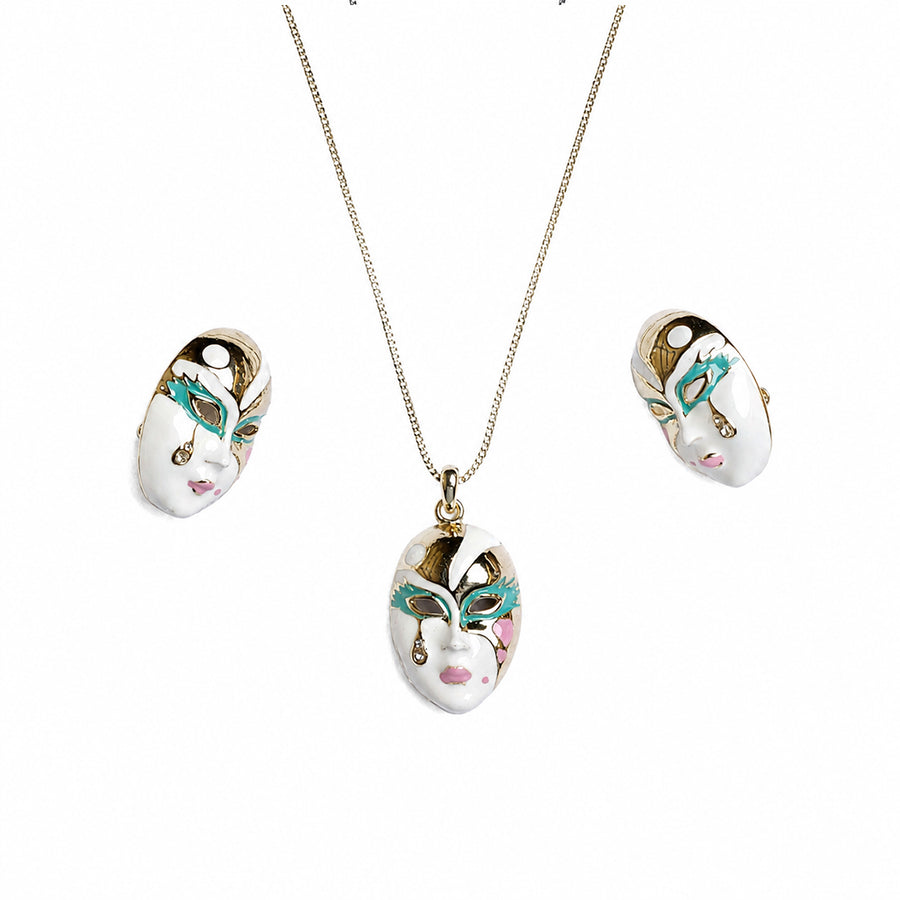 Masked Mira Pendant (Blue)