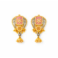 Gulbahar Gold Oxidised Kashmiri Earringss