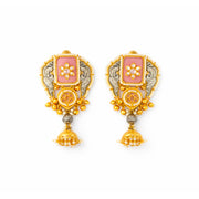 Gulbahar Gold Oxidised Kashmiri Earringss