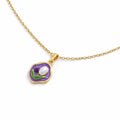 Lavender Pearl Bloom pendant with Chain with pendant