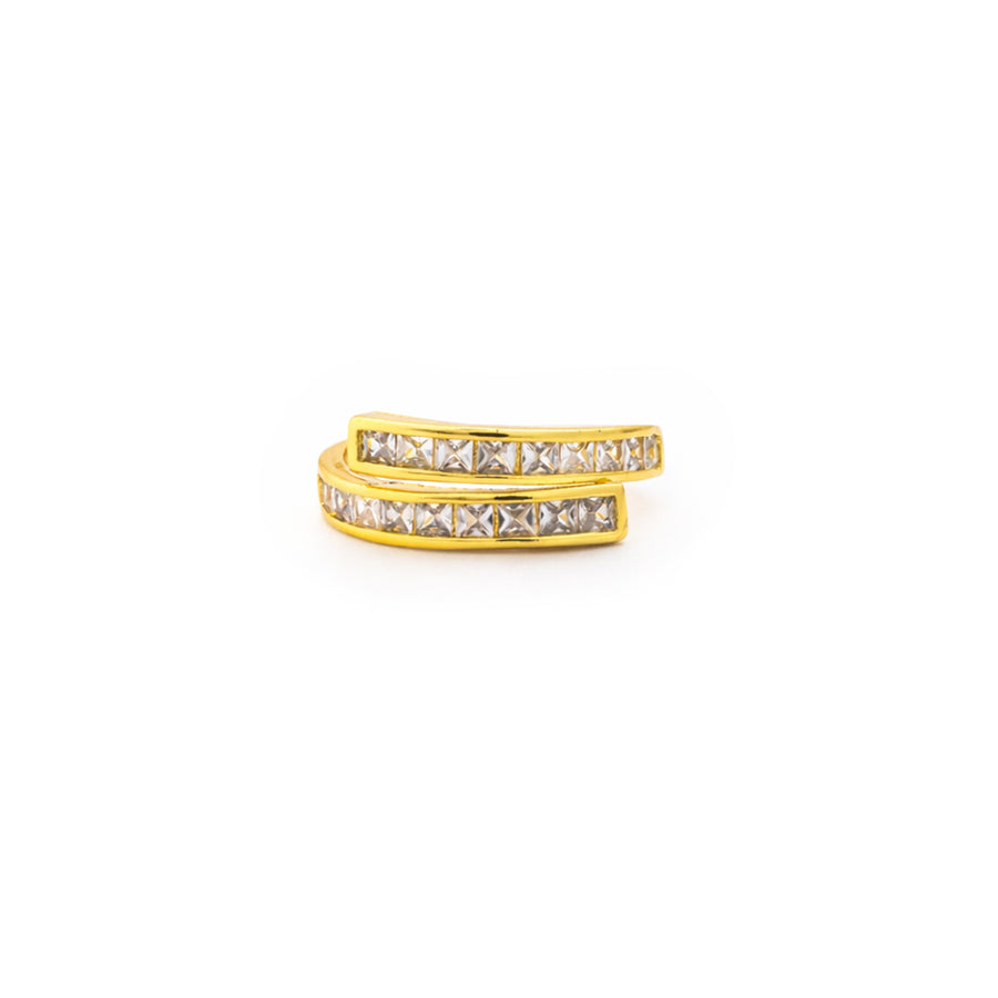 Elara Oval Crystal Statement Ring