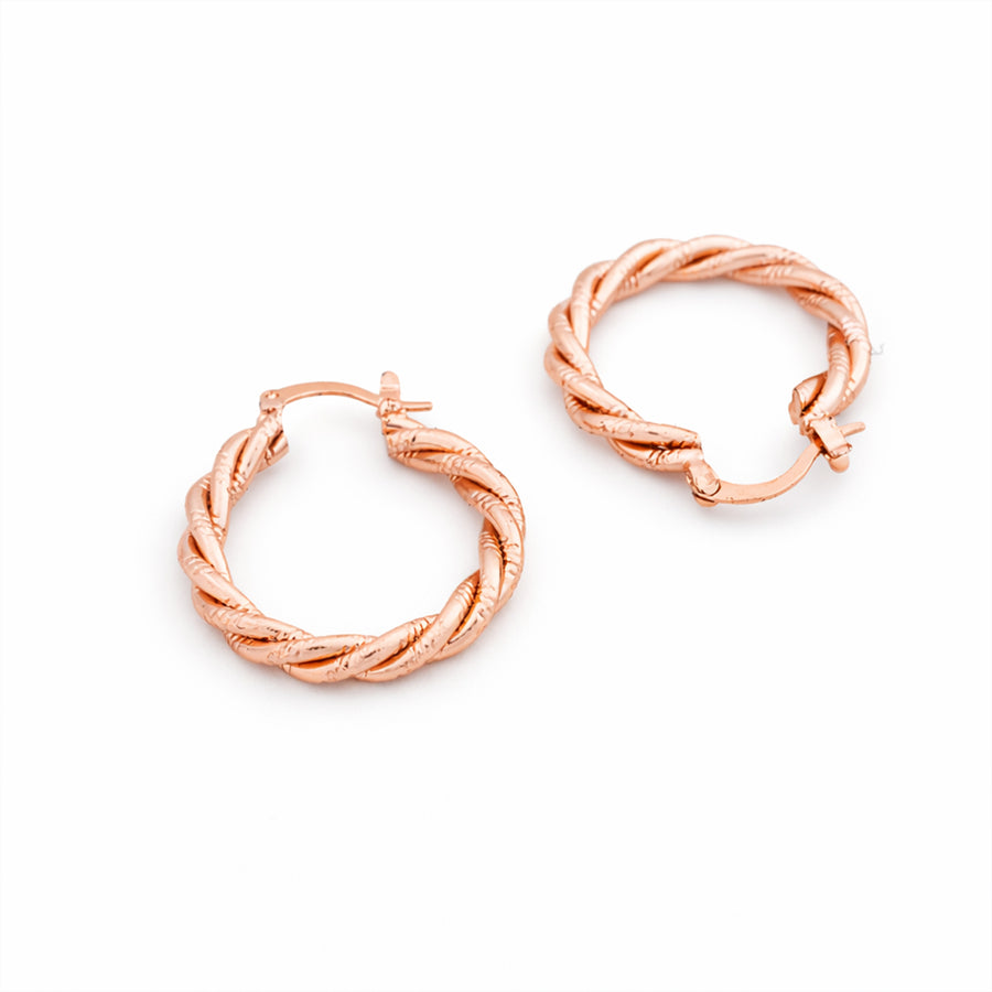 Classic Twist Gold Hoops