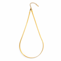 Luxe Flat Gold Chain with pendant