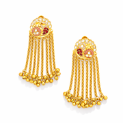 Begum Kundan Latkan Kashmiri Earrings