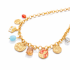 Celeste Coin vintage charm Necklaces