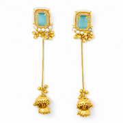 Neelam Aura Long Jhumka Earrings