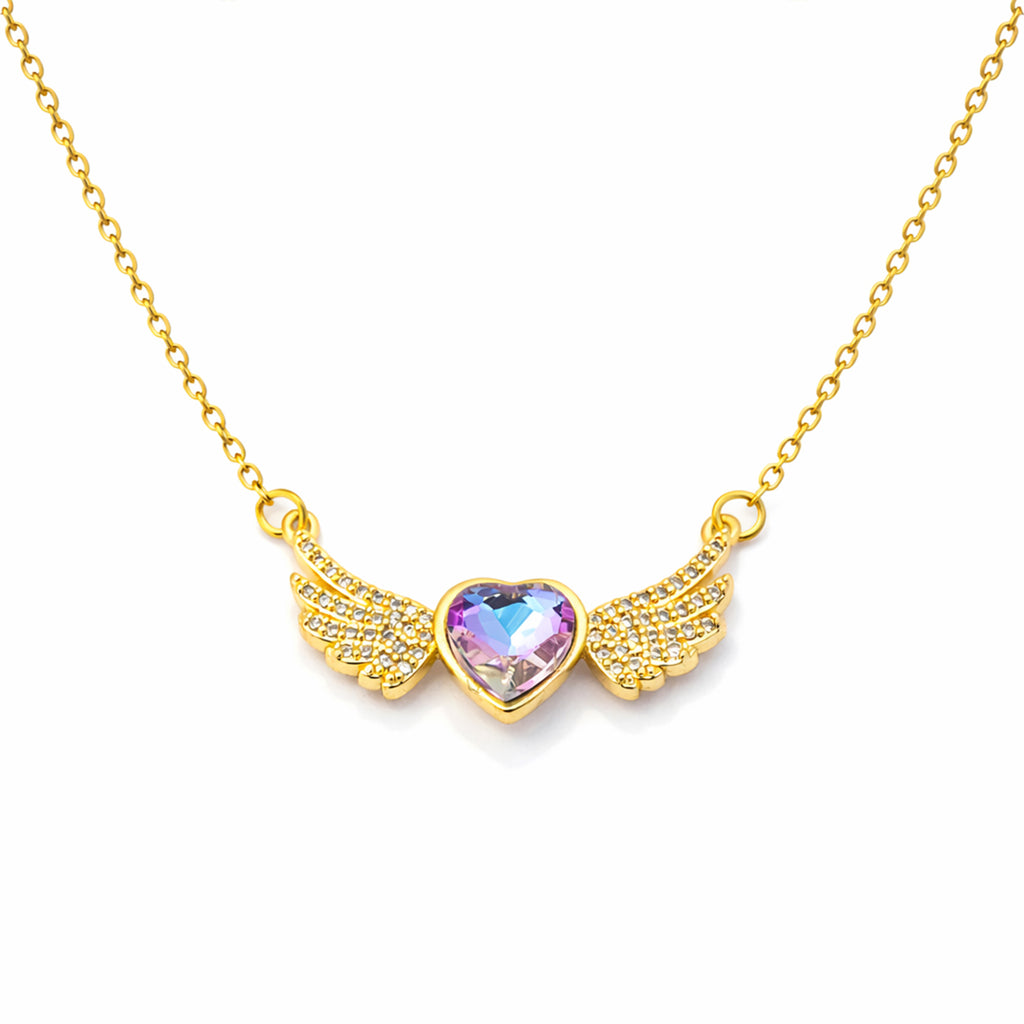 Angel Wings Heart Chain with pendant