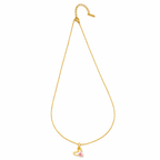 Blush Heart Sparkle Chain with pendant