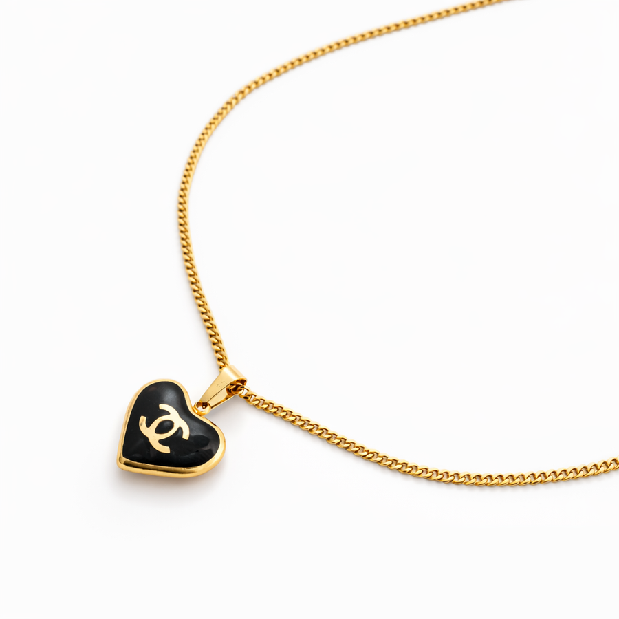 Noir Heart Emblem Pendant