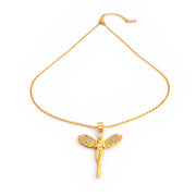 Luxury Gold Guardian Angel chain with pendant