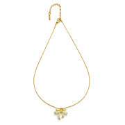 Royal Ribbon Bow with Chain with pendant
