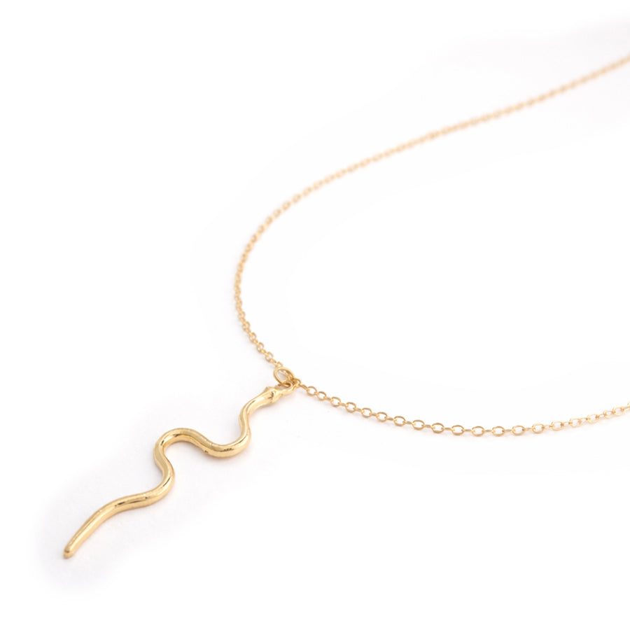 snake chain with pendant