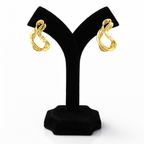 Hammered Gold Statement Drops