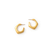 Prism Metallic Hoop Earrings