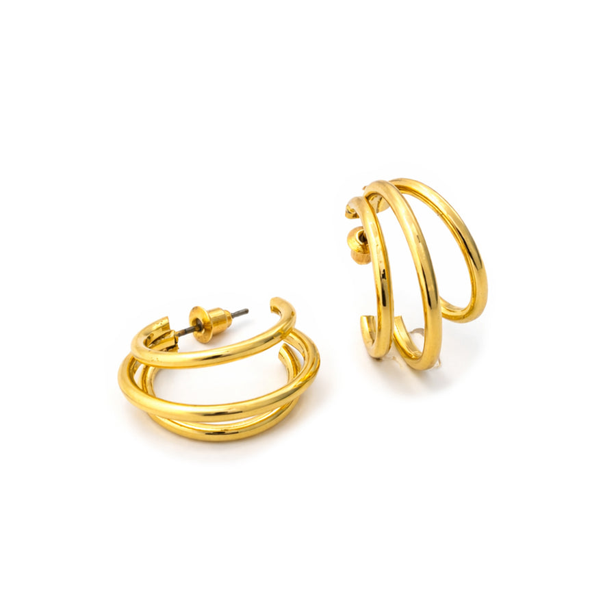 Aurora Layered Hoop Earrings