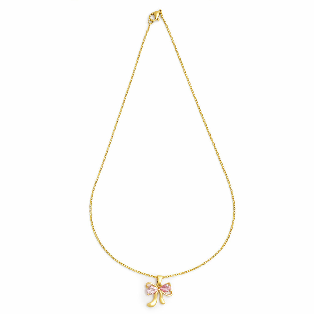 Rosaline Bow Pendant with Chain with pendant