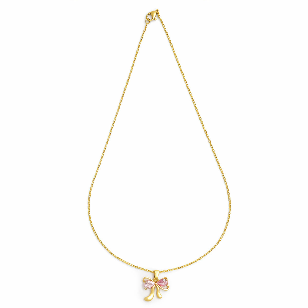 Rosaline Bow Pendant with Chain with pendant