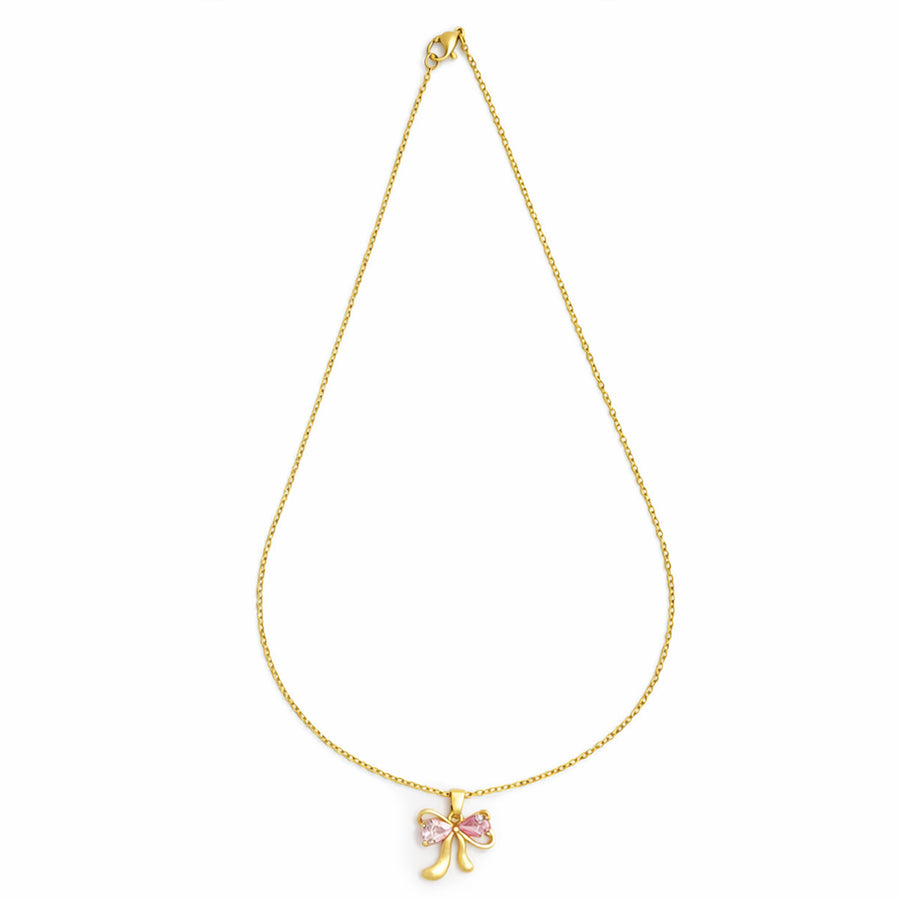 Rosaline Bow Pendant with Chain with pendant