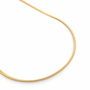 Luxe Flat Gold Chain with pendant