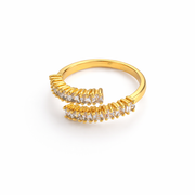 Twin Row Spark Adjustable Ring