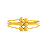 Golden Orbit Ball Bangle