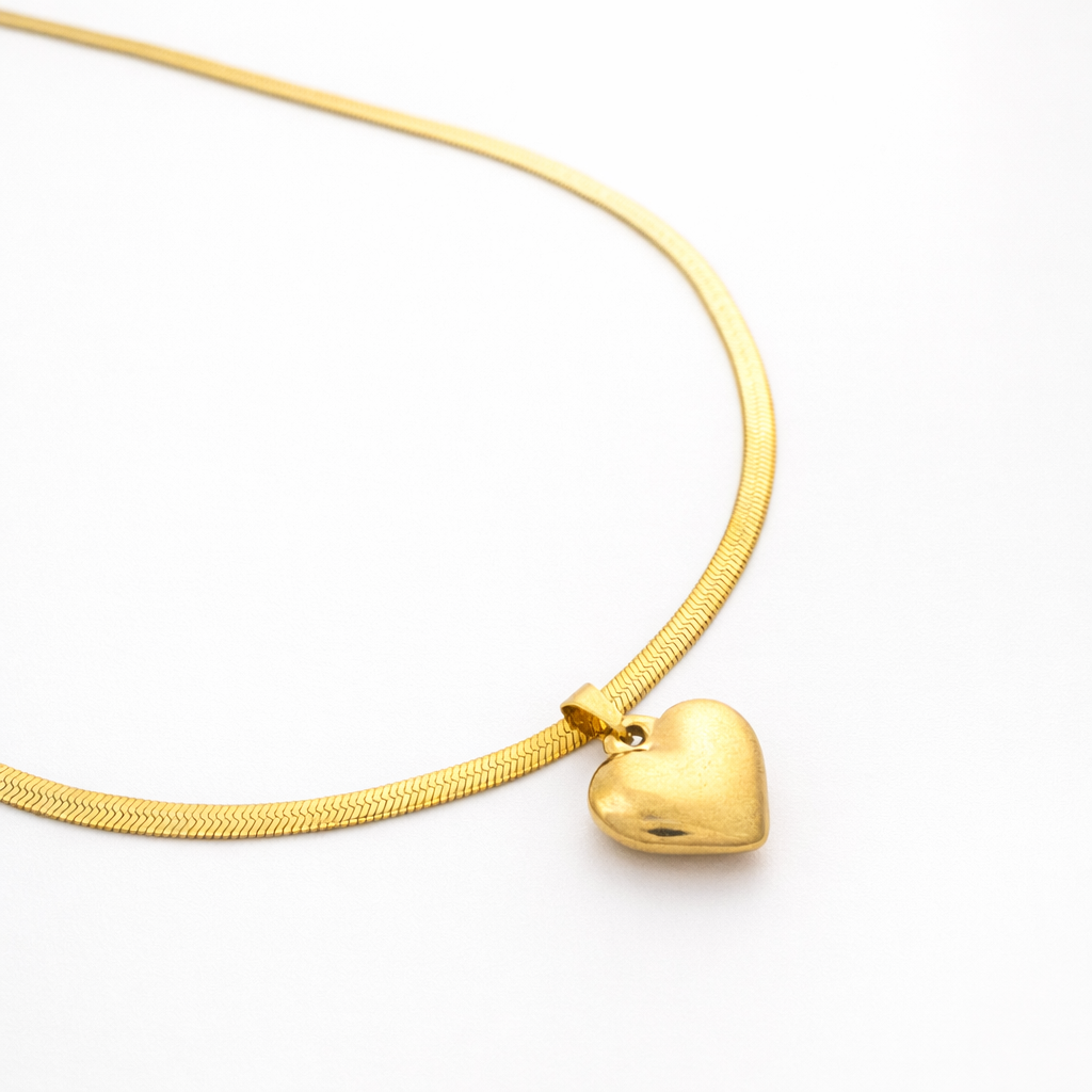 Dainty Heart Drop Necklaces
