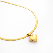 Dainty Heart Drop Necklaces