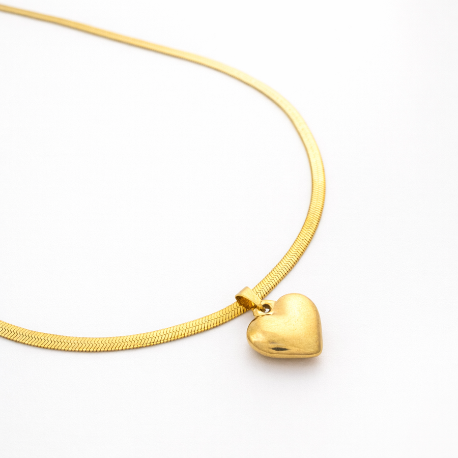 Dainty Heart Drop Necklaces