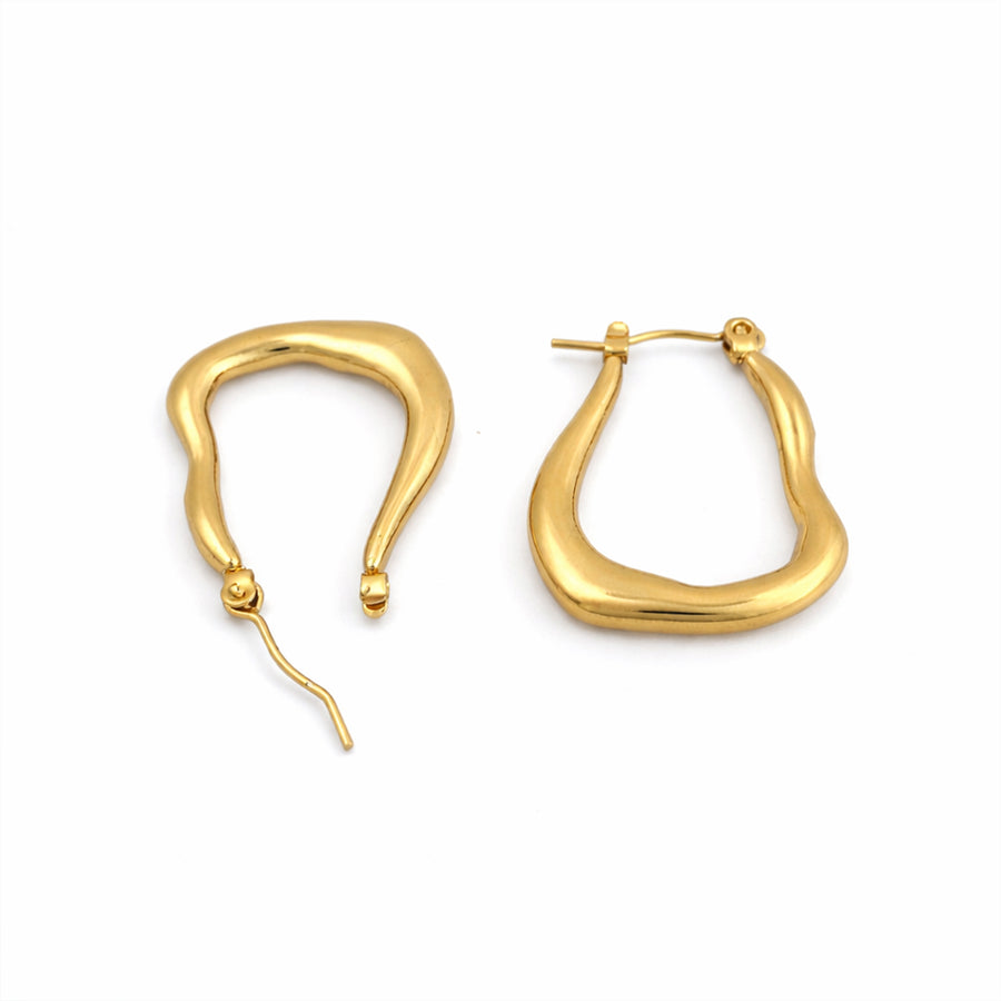 Fluid Hoop Earrings