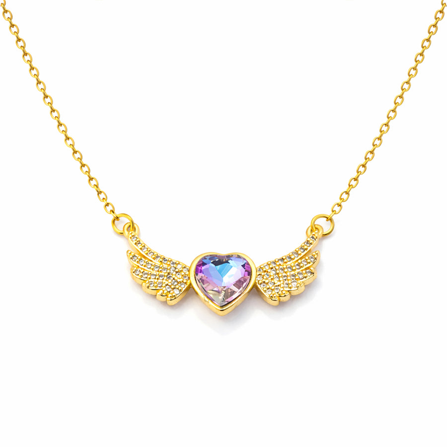 Angel Wings Heart Chain with pendant