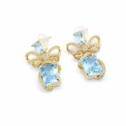 Moonlight Bow Crystal Earrings