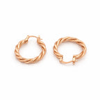 Classic Twist Gold Hoops