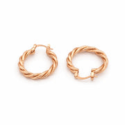 Classic Twist Gold Hoops