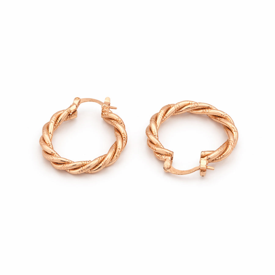 Classic Twist Gold Hoops