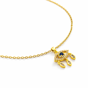 Celeste Evil Eye Drop Pendant
