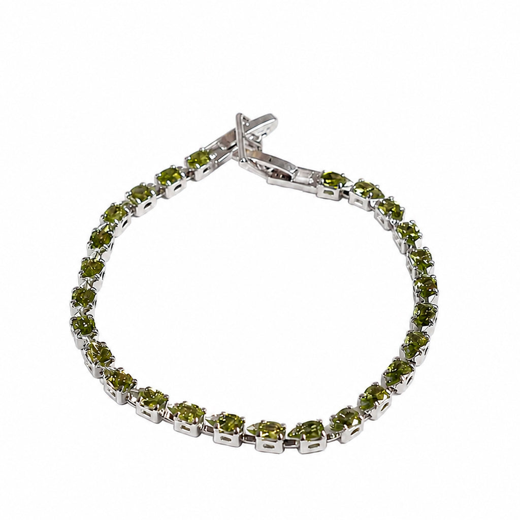 Sage Green Tennis Bracelet