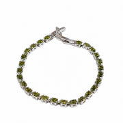 Sage Green Tennis Bracelet