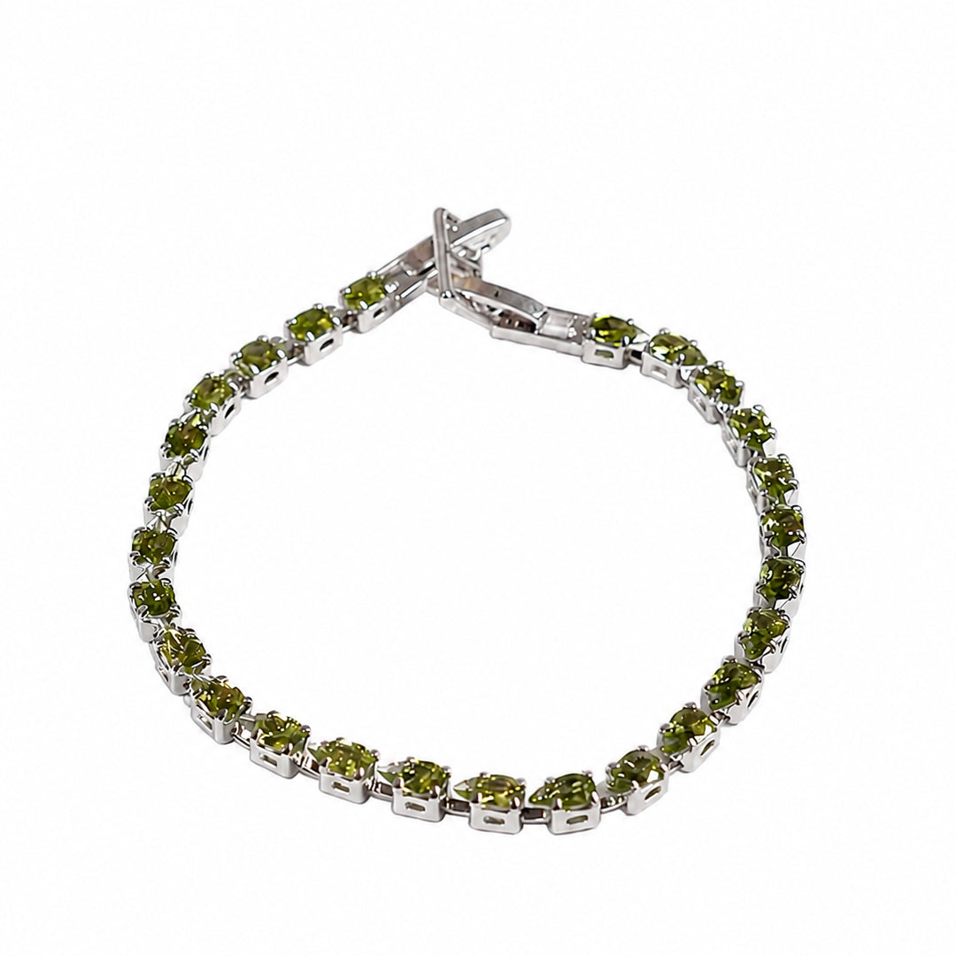 Sage Green Tennis Bracelet